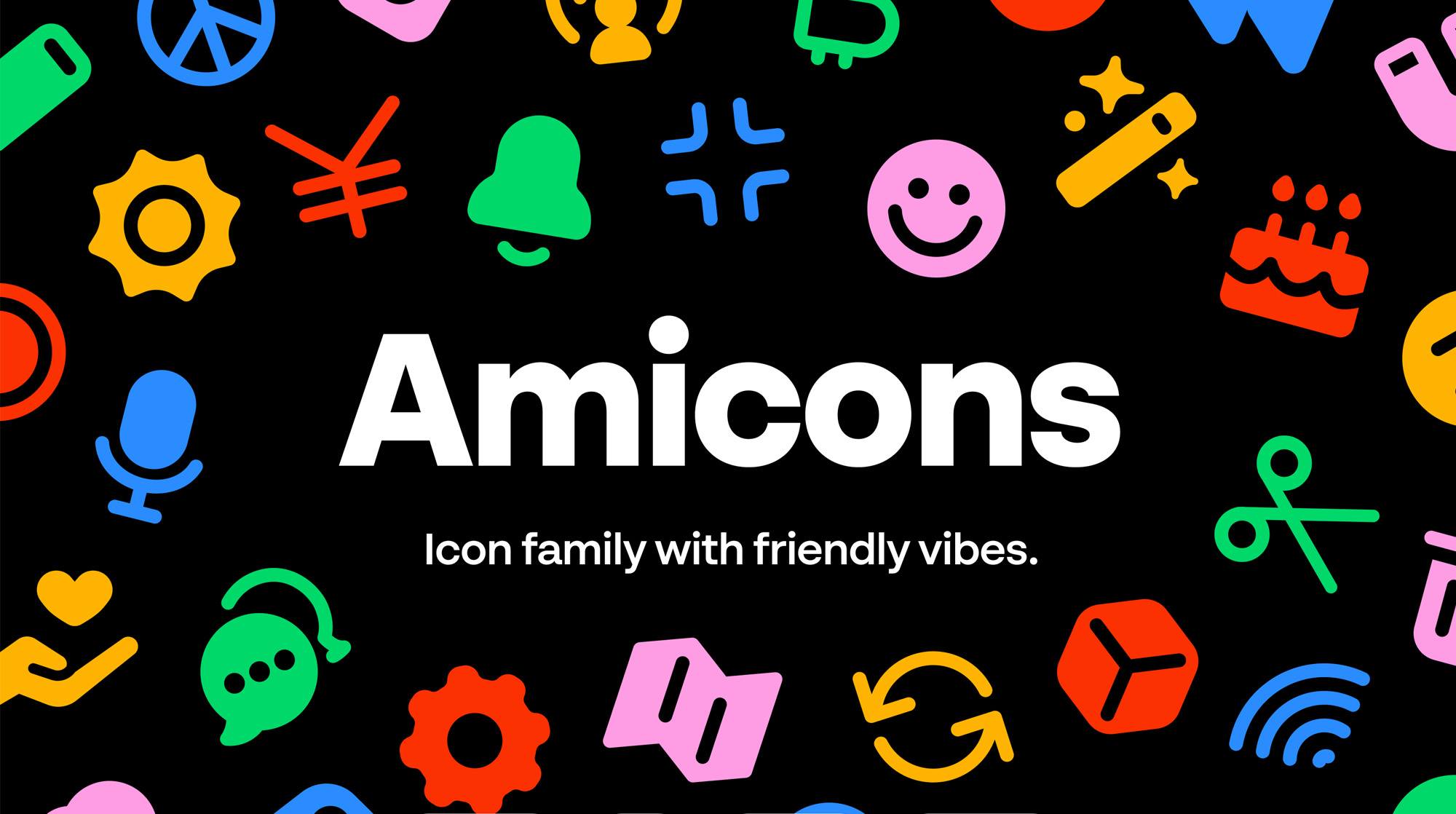 Amicons icon pack website