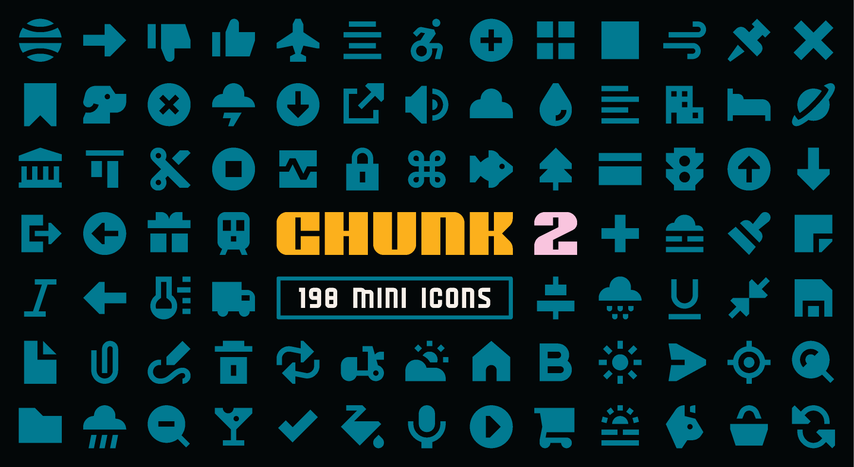 Chunk Icon pack preview