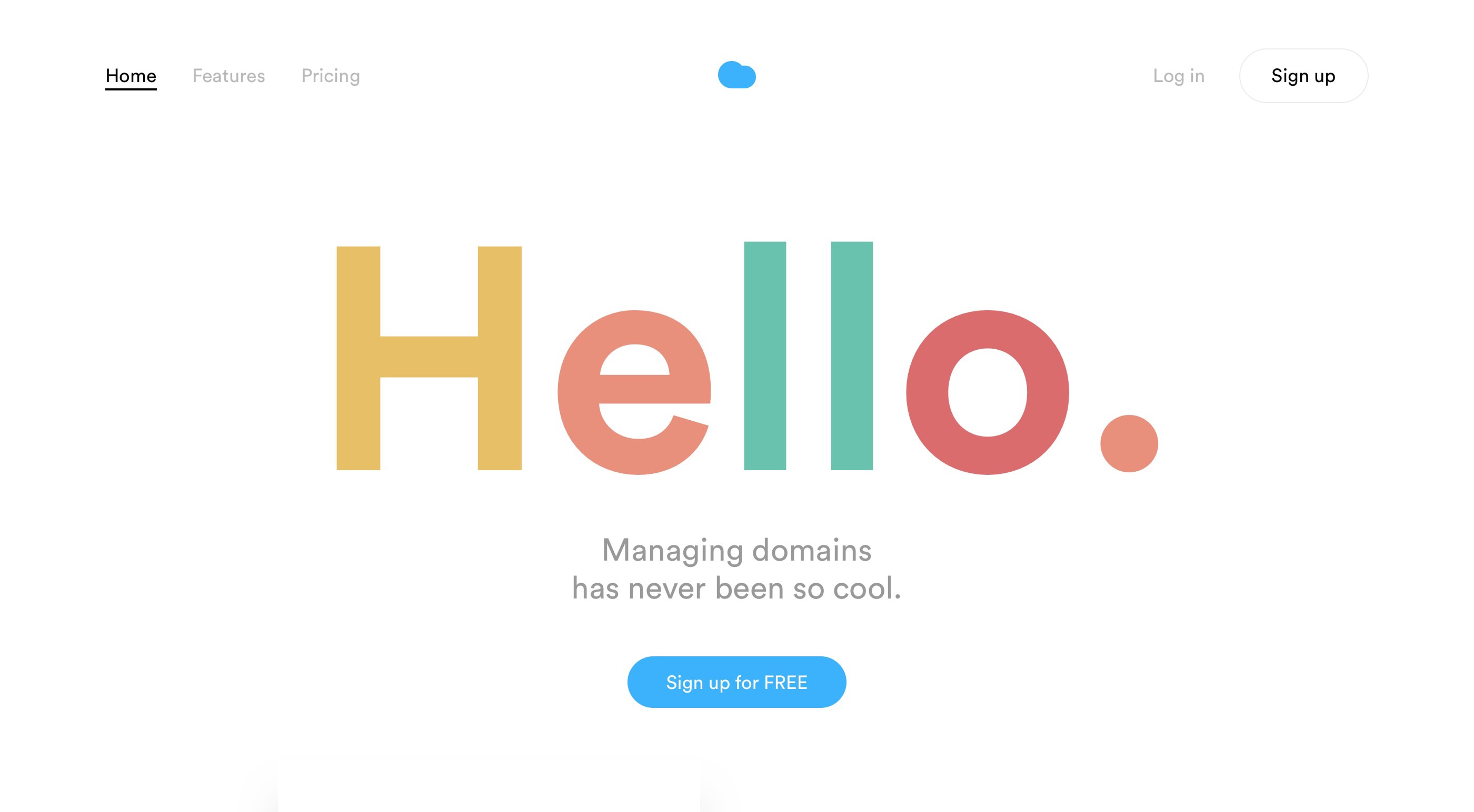 Nuage app | Domain name